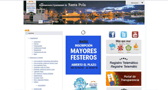 Desktop Screenshot of intranet.santapola.es