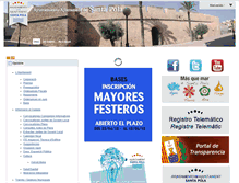 Tablet Screenshot of intranet.santapola.es